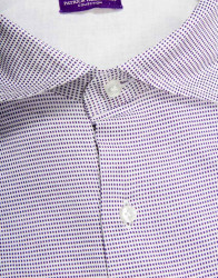 Patrick Hellmann Collection Men Shirt With Blue Pattern 100% Cotton thumbnail 2